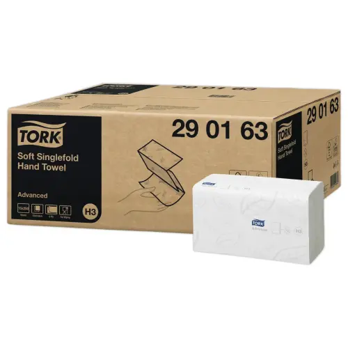15 Pakken handdoekjes V-vouw TORK H3