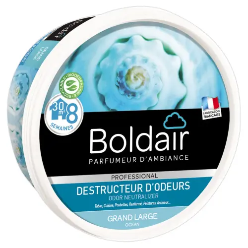 Geurvernietiger & vaste gel BOLDAIR - Marinegeur - 300g