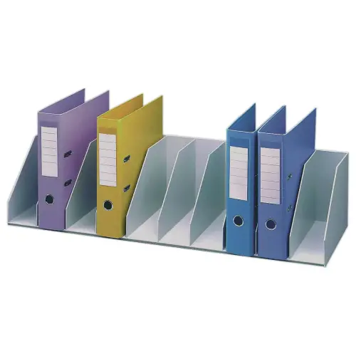 Verticale klasseermodule 10 vakken - grijs 