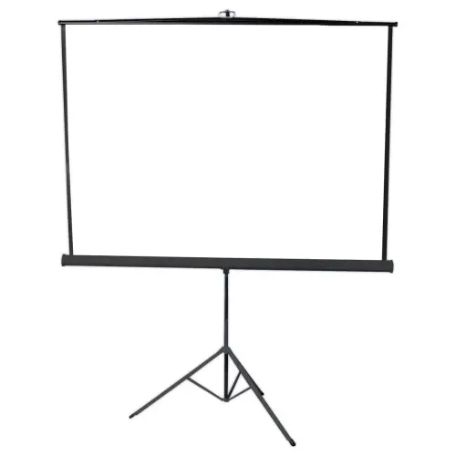 Wandprojectie scherm op voet 180x180 cm 