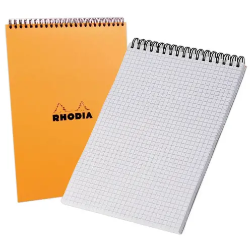 Notitieblok met spiraalbinding A4 - 5x5 - 80g - RHODIA