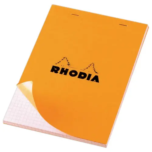 Schrijfblok RHODIA A4+ - 5x5 - 80g - 80 vellen