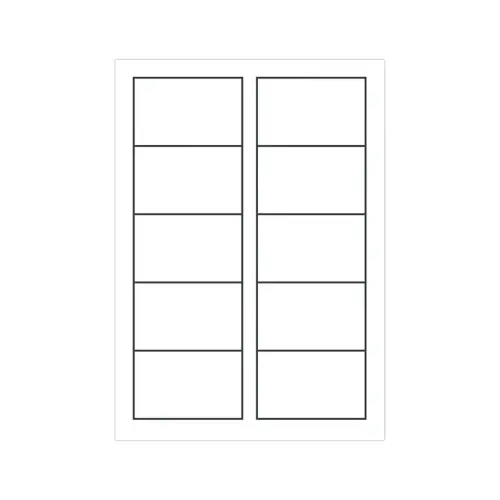Matte inkjet & laser visitekaartjes 85x54mm 200g, 250/ doos