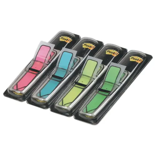 POST-IT&reg; Dispensers met elk 24 zachte indextab-bladwijzers pijlen 
