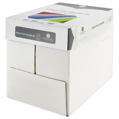 Riem pastelkleurig papier A4 Executive Colors 80g - Geel - FIDUCIAL