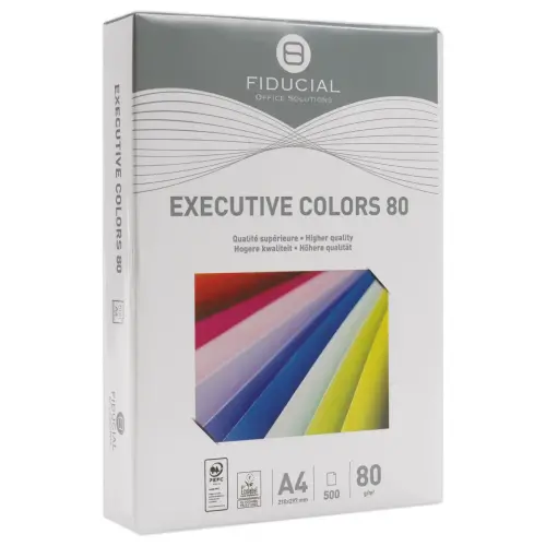 Riem pastelkleurig papier A4 Executive Colors 80g - Roze - FIDUCIAL