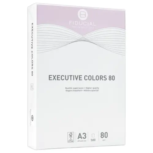 Pak van 500 vellen A3 pastel gekleurdpapier Executive Clrs FIDUCIAL