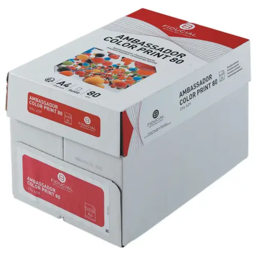 5  Pakken wit papier A4 Ambassador COLOR PRINT FIDUCIAL - 80g 