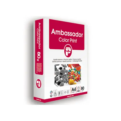 5  Pakken wit papier A4 Ambassador COLOR PRINT FIDUCIAL - 80g 