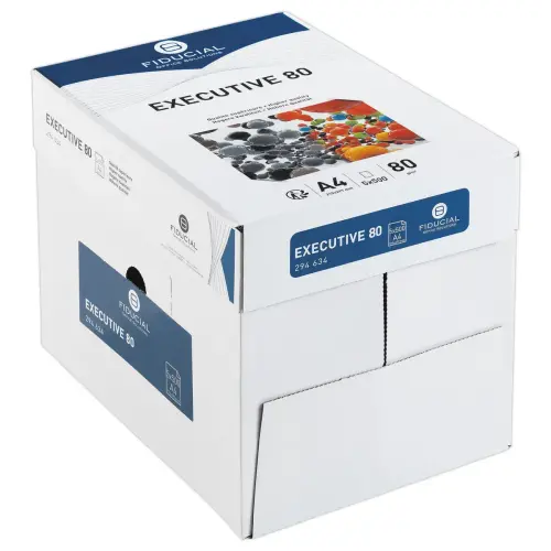 240 Ramettes van 500 vellen wit A4 papier 80g EXECUTIVE 80 FIDUCIAL