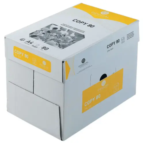 5 pakken van 500 vellen wit papier COPY 80 Fiducial