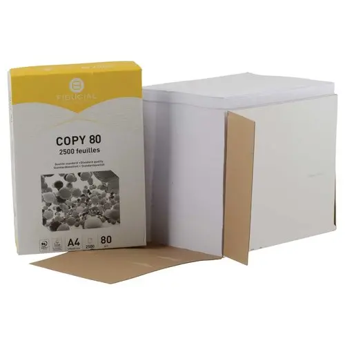 Doos 2500 vellen wit papier COPY 80 FIDUCIAL - A4 - 80g