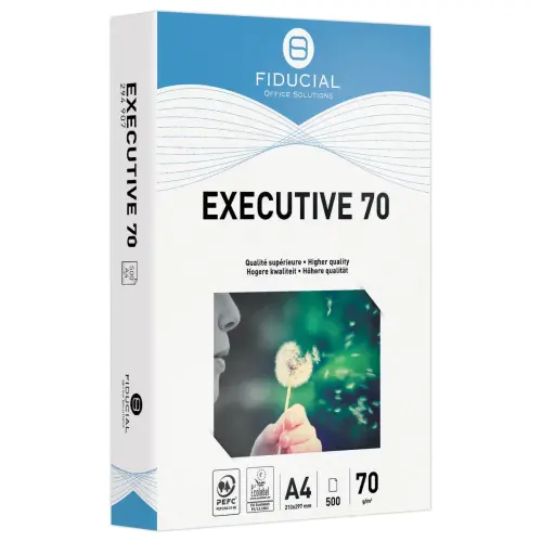 5 pakken 500 vellen wit papier EXECUTIVE70 FIDUCIAL - A4