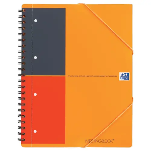 Schrift A4+ Meetingbook - gelijnd 6 mm - 80g - OXFORD