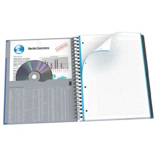 Schrift European OXFORD 4 gaten A4 - 5X5 - 90g - 240 pagina's + 3 tabs