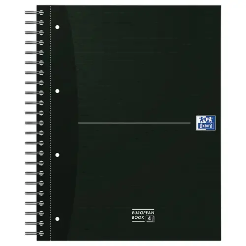 Schrift European OXFORD 4 gaten A4 - 5X5 - 90g - 240 pagina's + 3 tabs