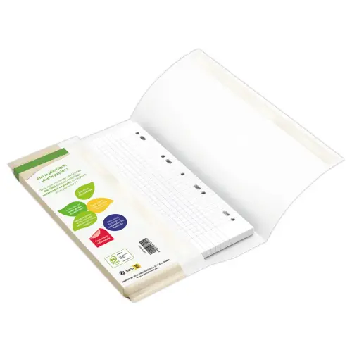50 Dubbele papiervellen OXFORD- A4 -90g - geruit - 200 pag.