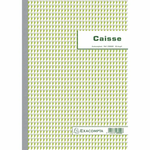 Bedrukte registers (Livre de caisse)