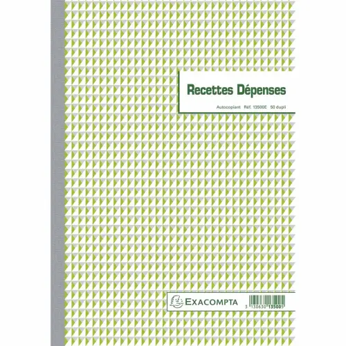 Bedrukte registers (Recettes/D&eacute;penses) 
