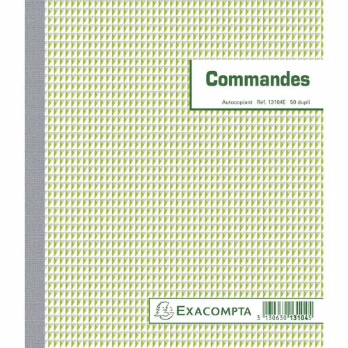 Doorschrijfboek Commandes/Bestellingen - 50 vellen - EXACOMPTA