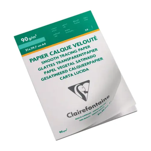 Rollen plotterpapier - 90g - 0,914 x 45 m - CLAIREFONTAINE