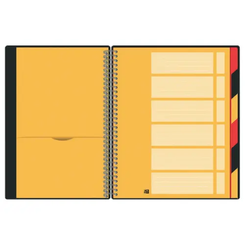 Spiraalschrift A4+ Organiserbook - 5x5 - 80g - OXFORD
