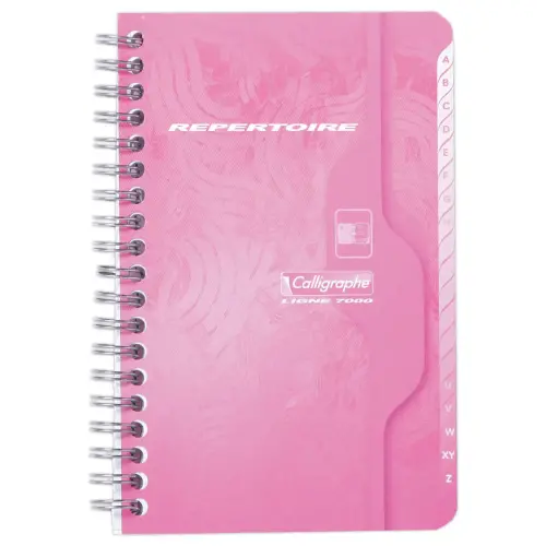 Register - 9 x 14 cm - Geniete binding - CALLIGRAPHE