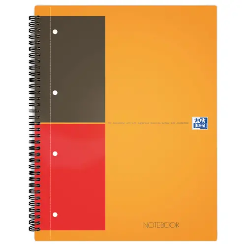 Schrift OXFORD International Notebook 24x29,7cm Gelijnd 6mm - 80g