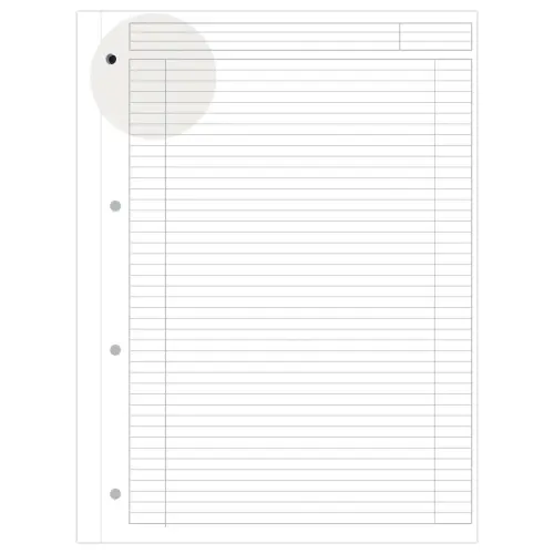 Schrift OXFORD International Notebook 24x29,7cm Gelijnd 6mm - 80g