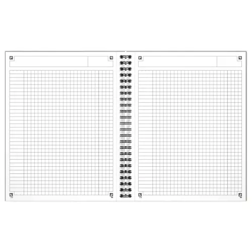 Spiraalschrift Notebook Oxford International A5 - 5x5 - 80g - 160 pag. 