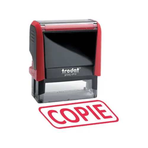 Commerci&euml;le stempel TRODAT Xprint "Copie" - Rood 