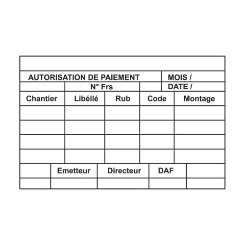 Tekststempel Pro TRODAT 5211 - max. 10 lijnen - speciaal tabellen