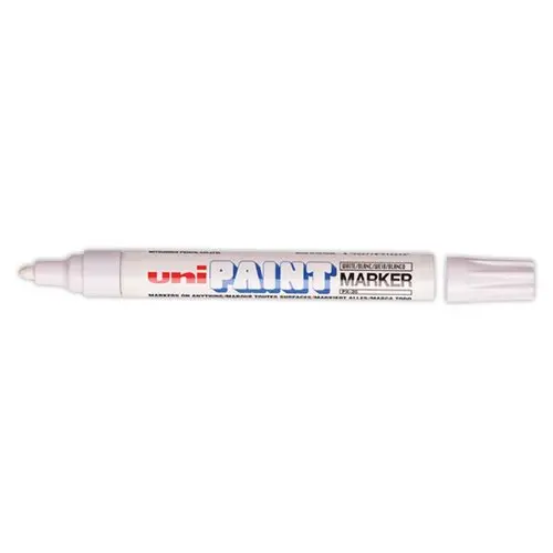 Permanente markeerstift Paint - Wit - UNI BALL