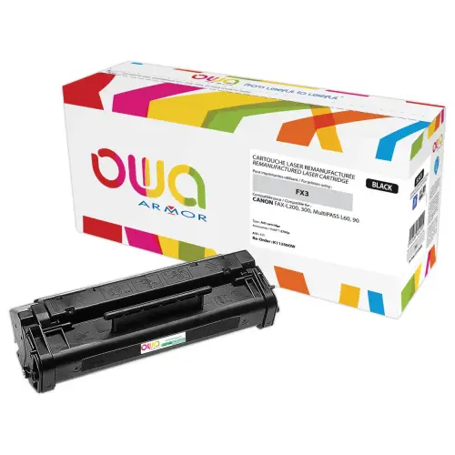 Lasercartridge ARMOR equiv. CANON FX3 - Zwart