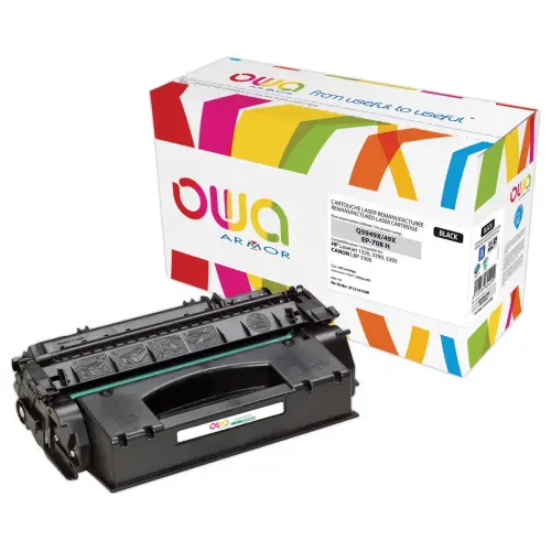 Lasercartridge ARMOR equiv. aan HP Q5949X - 49X Zwart HC