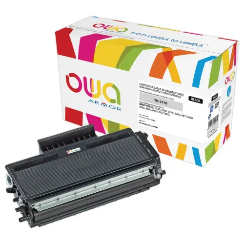 Lasercartridge ARMOR equivalent aan BROTHER TN3170 - Zwart 