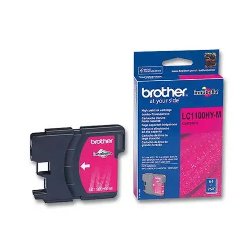 Inkjetcartridge BROTHER LC1100 - Hoge capaciteit - Rood 