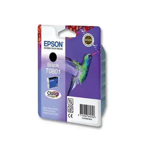 Inkjetcartridge EPSON T080140 - Zwart 
