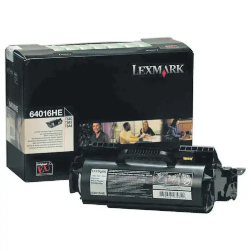 Toner LEXMARK zwart HC 64016HE