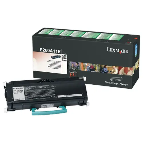 Toner LEXMARK zwart 0E260A11E