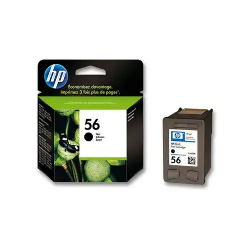 Inkjetcartridge HP C6656A - Nr 56 - Zwart 