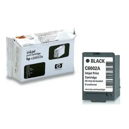 HP inktcartridge zwart C6602A 