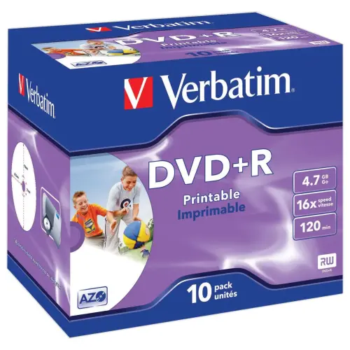 10 DVD+R Verbatim 16x 4,7 GB