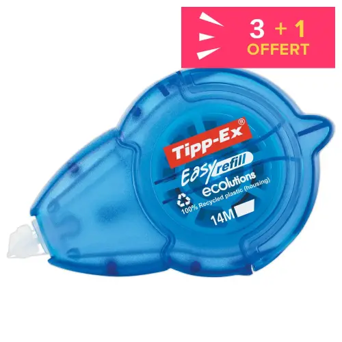3 droog correctors Easy Refill ECOlutions - Band L 14 m x B 5 mm - Navulbaar - Tipp-Ex 