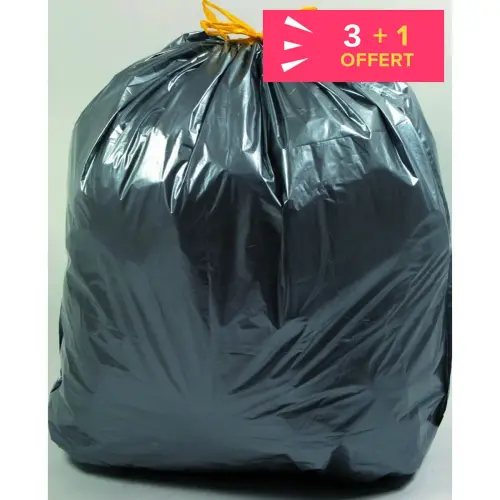 3 dozen van 500 vuilniszakken met trekkoorden + 1 doos gratis - 50 L