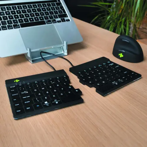 Ergonomisch Split Break toetsenbord zwart