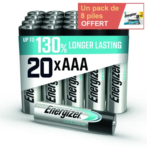 40 Alkalinebatterijen LR3 (AAA) Max Plus - Energizer