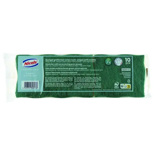 30 Tampons op sponsen + 10 gratis - 10,9 x 6,9 cm - Nicols