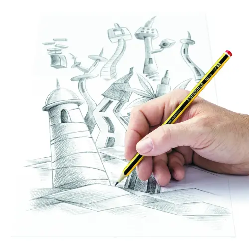 12 Potloden - gerecycled hout - HB - Staedtler 