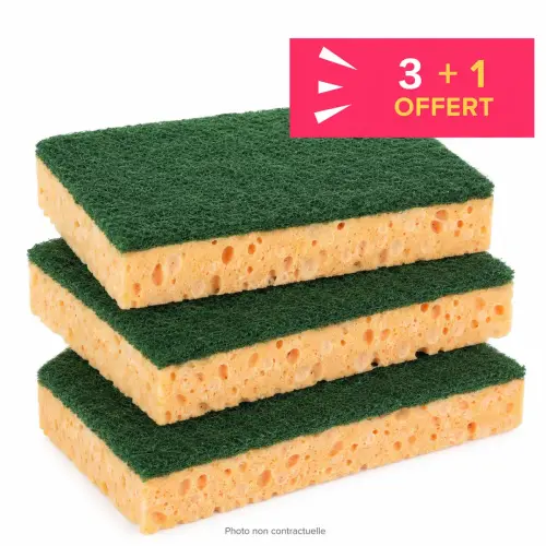 3 Tampons op sponsen + 1 gratis - 12,7 x 8,9 cm - Nicols